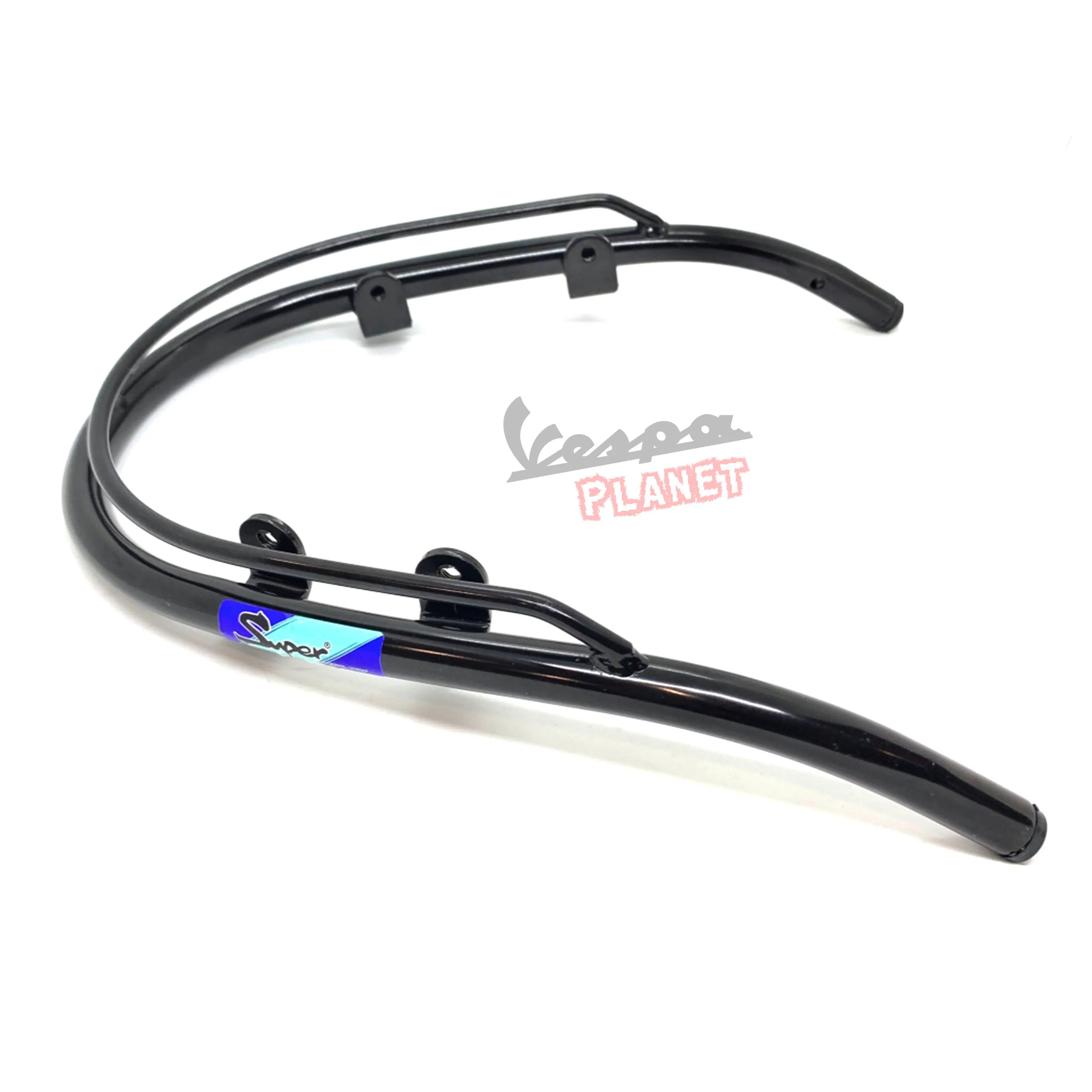 Super Mudguard Front Crashbar Black LX/LT/LXV/S125 Vespa