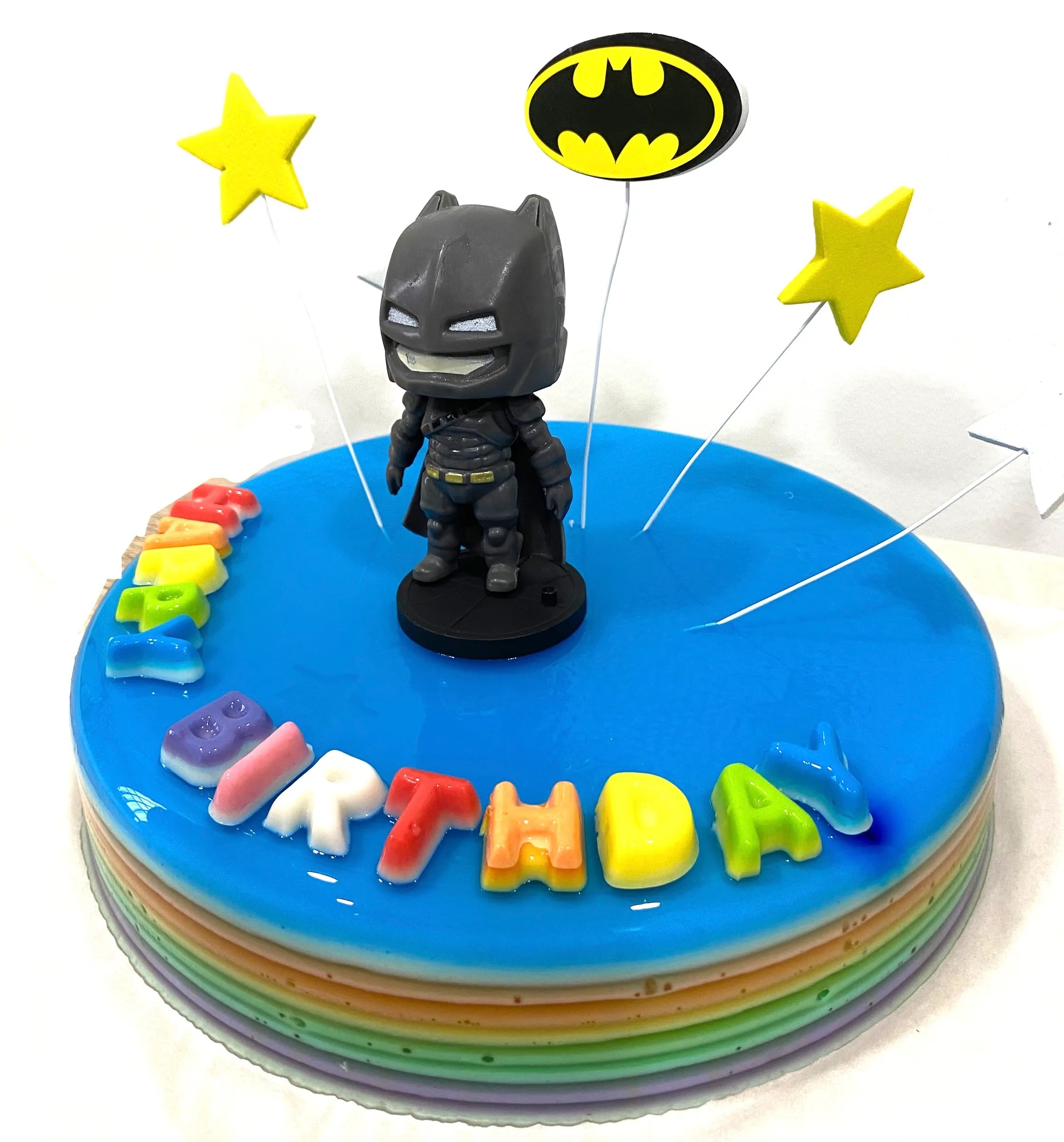 Batman Topper Jelly Cake 2u The Jelly Cake Delivery Service for KL