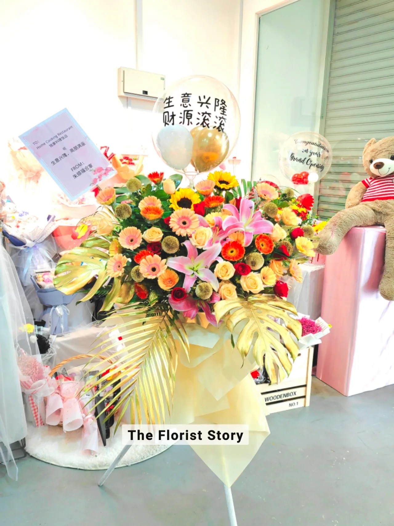 Opening Flowers Stand 120 The Florist Story ( Florist Johor Gift Shop