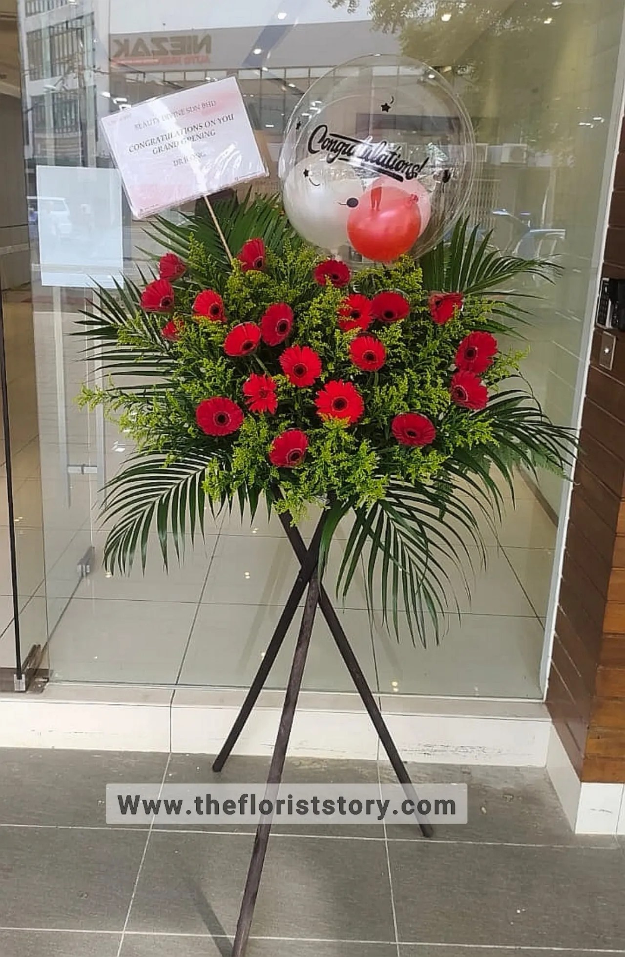 Congratulations Flower Stand 05 （Only Johor Bahru) The Florist Story ( Florist Johor Gift Shop