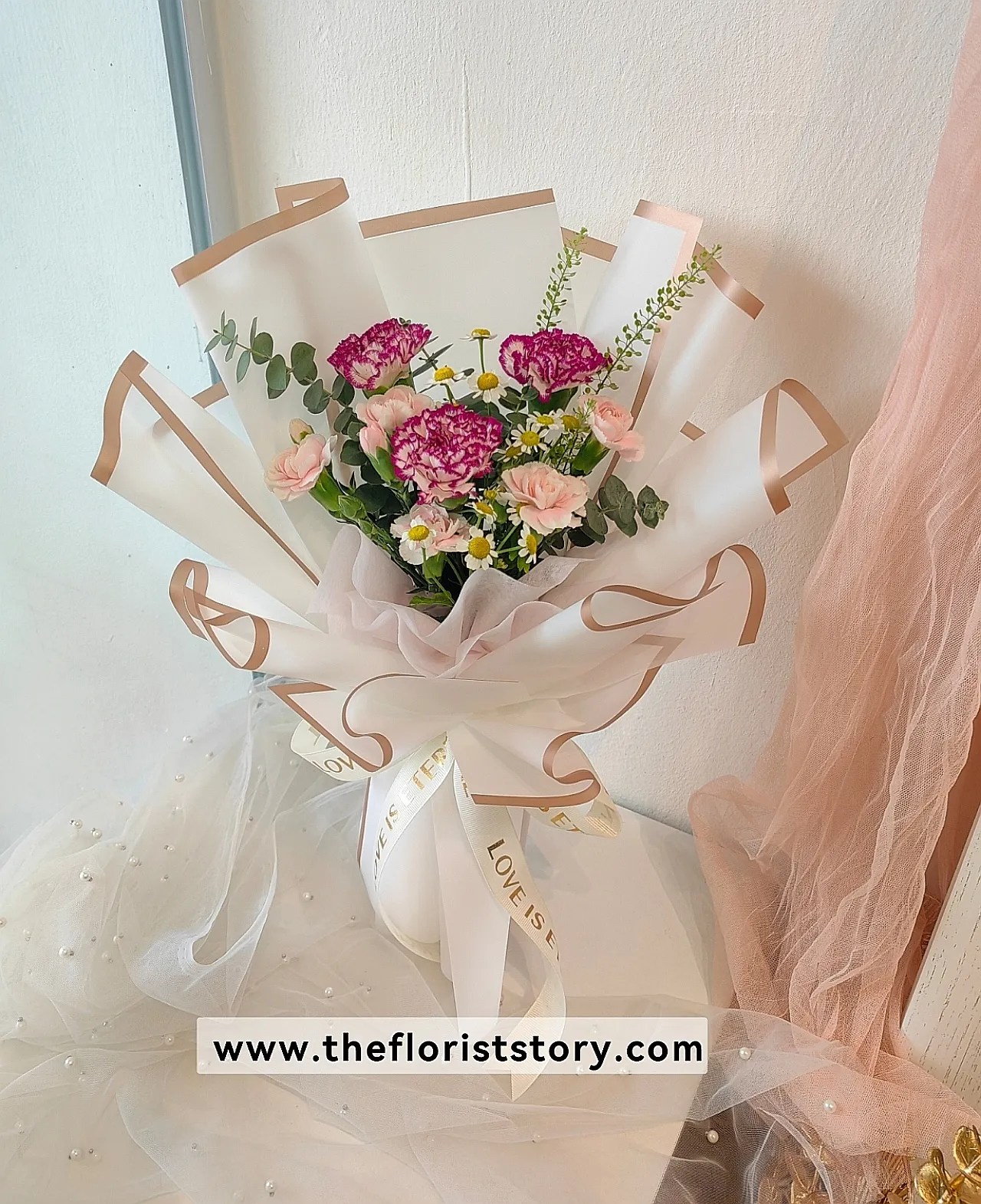 Mother's Day Flower ( 3 Stalks) The Florist Story ( Florist Johor