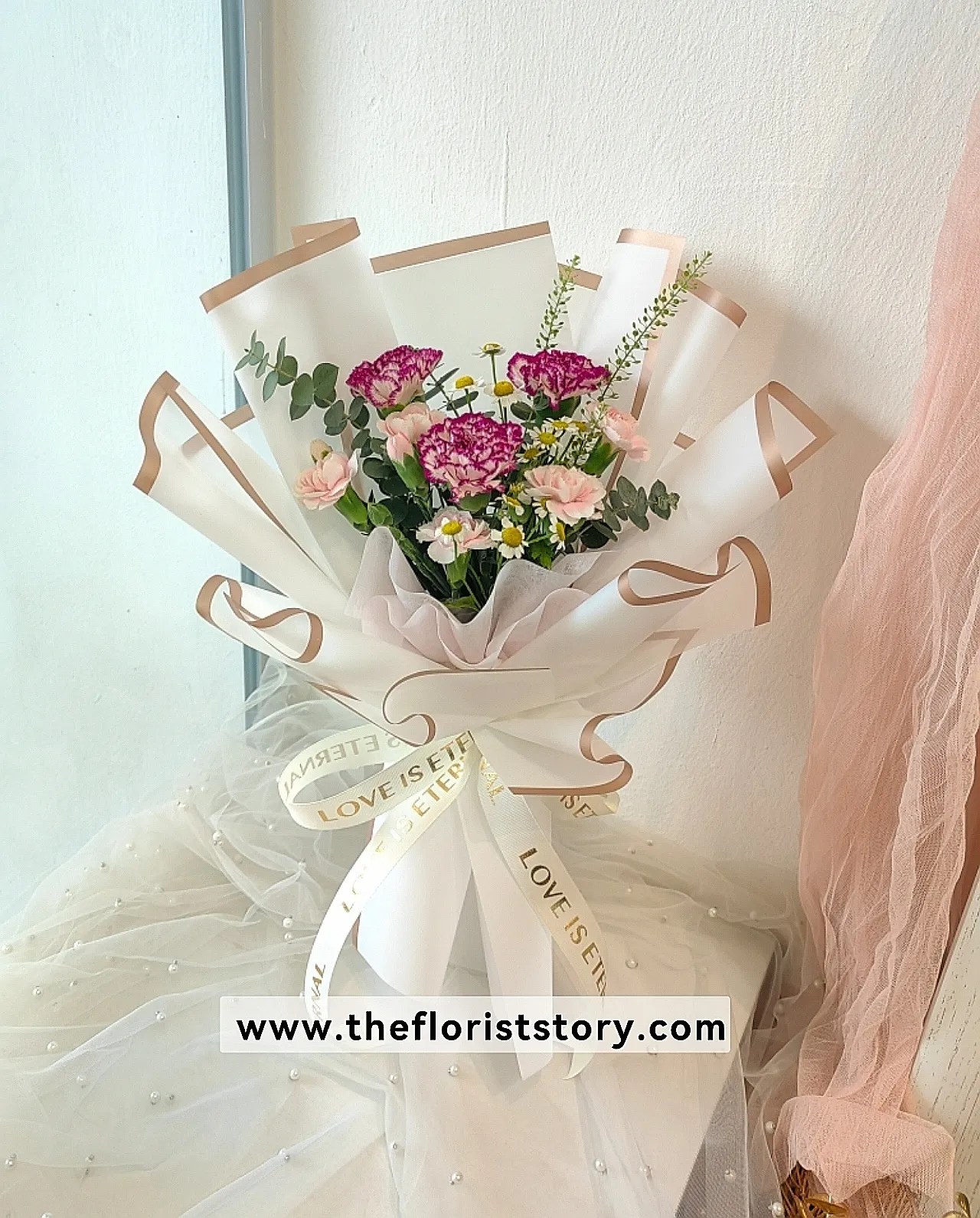 Mother's Day Flower ( 3 Stalks) The Florist Story ( Florist Johor