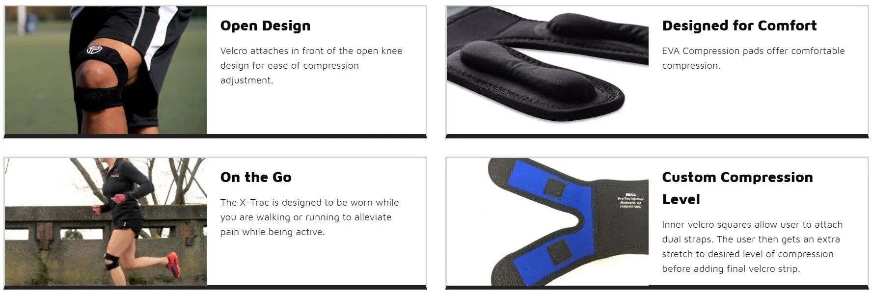 ProTec Athletic XTrac Knee Support Sportlicious Malaysia