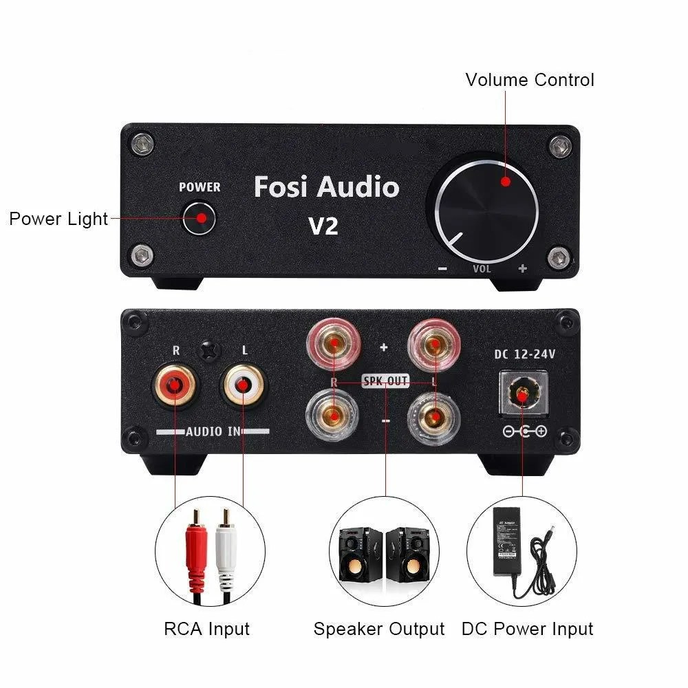 Fosi Audio Best Mini Stereo Amplifier 2019 Malaysia TechX Malaysia
