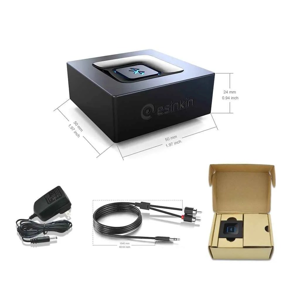 Best 2019 Bluetooth 5.0 RCA Receiver Audio Adapter with