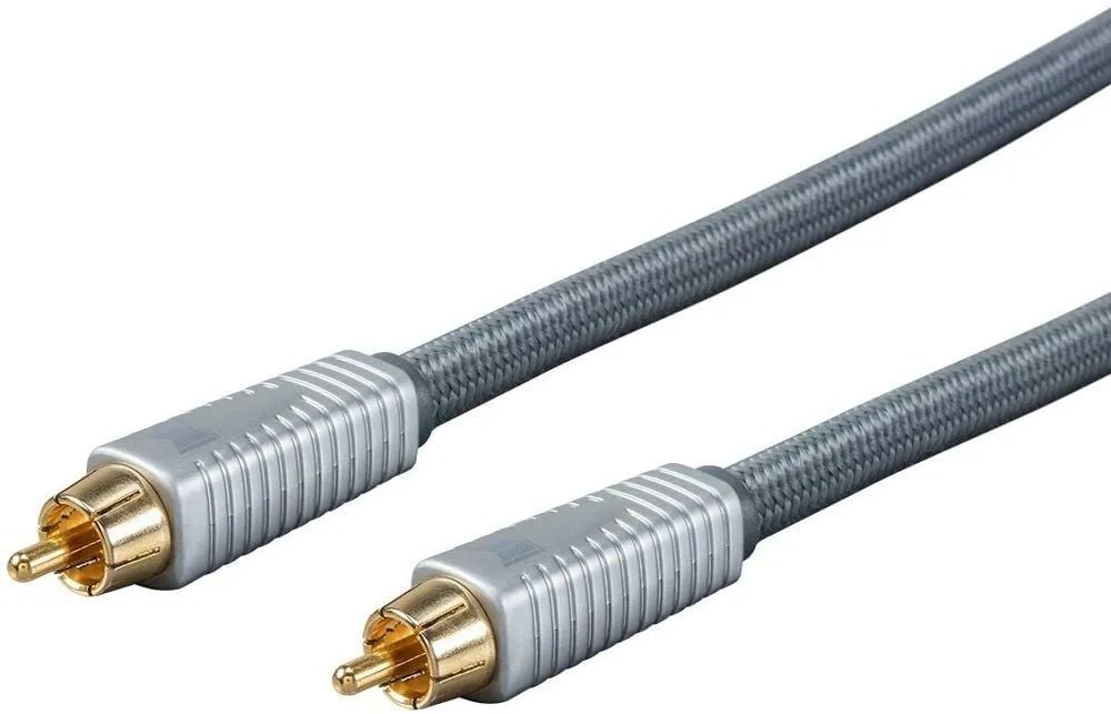 Monolith OFC Copper Braided Shield RCA Audio Cable TechX Malaysia Home Audio Online Store