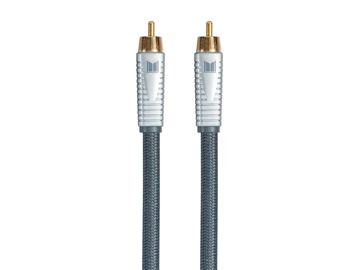 Monolith OFC Copper Braided Shield RCA Audio Cable TechX Malaysia Home Audio Online Store