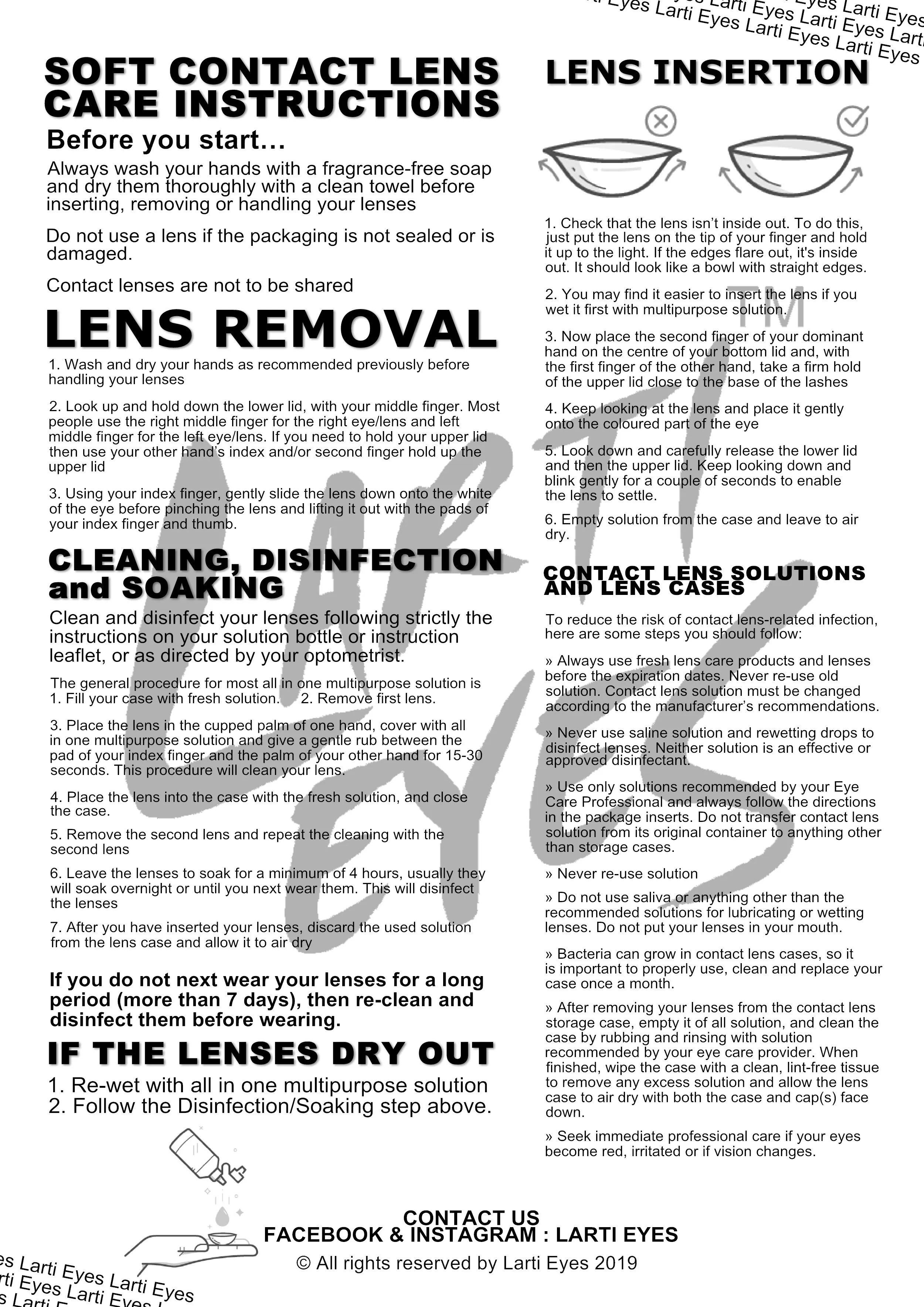 Lens Care LARTI EYES