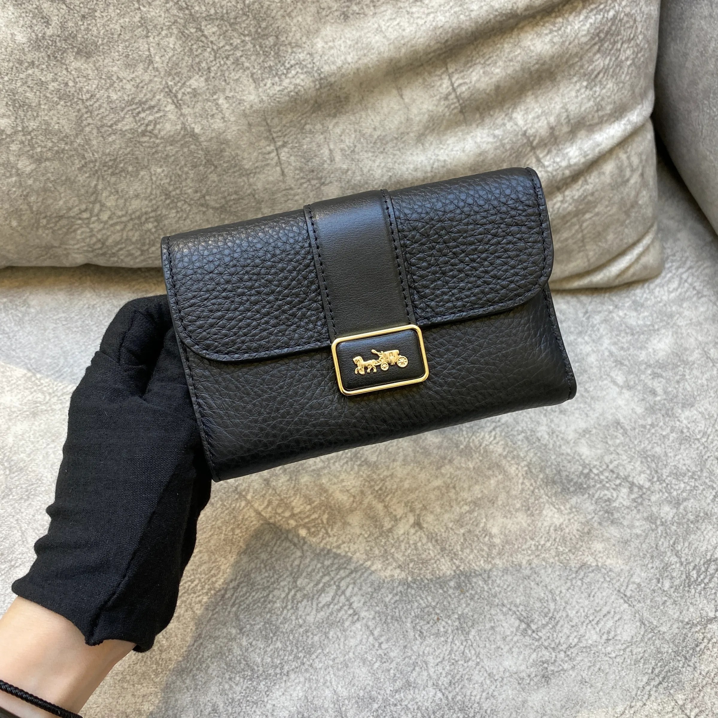 COACH MEDIUM WALLET BLACK Lbite Luxury Branded Your Trusted Luxury