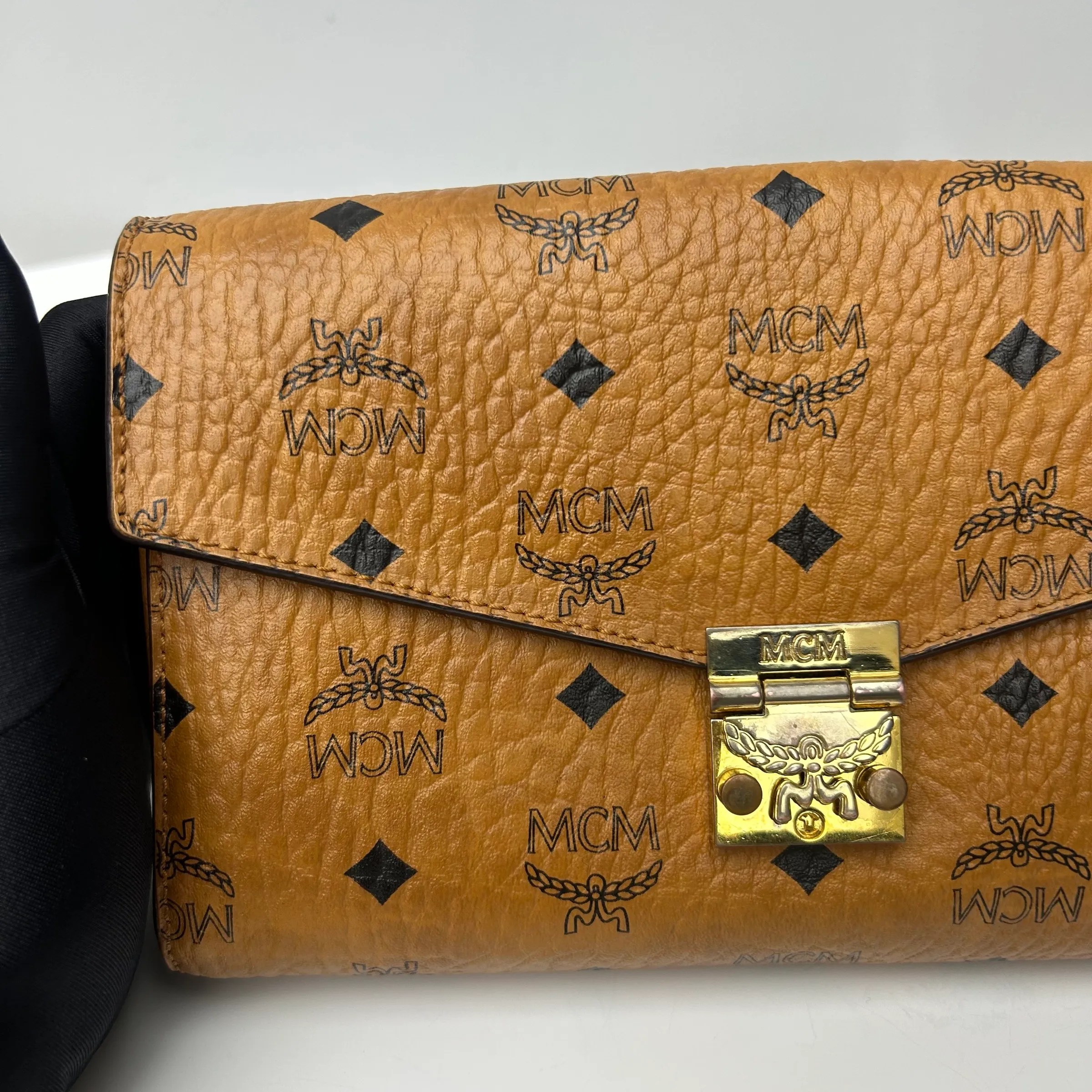 PREOWNED MCM MEDIUM MILLIE FLAP CROSSBODY Lbite Luxury Branded Your