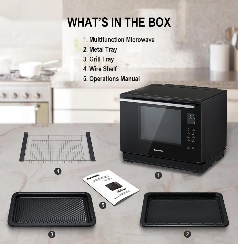 Panasonic Inverter Steam Convection Microwave Oven NNCS89LB MEC MEGA