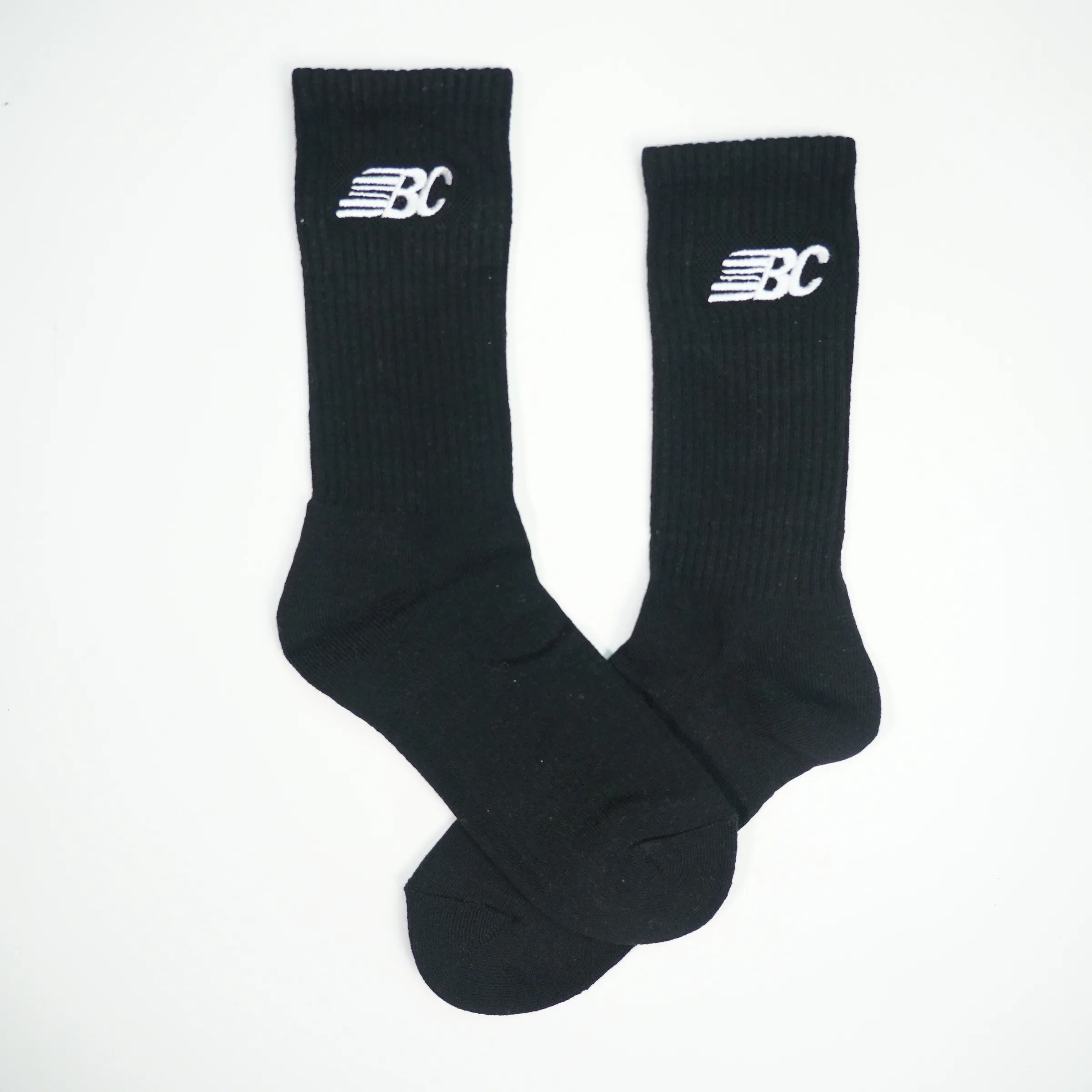 SBC Socks Embroidery (Black & White) SOBACO