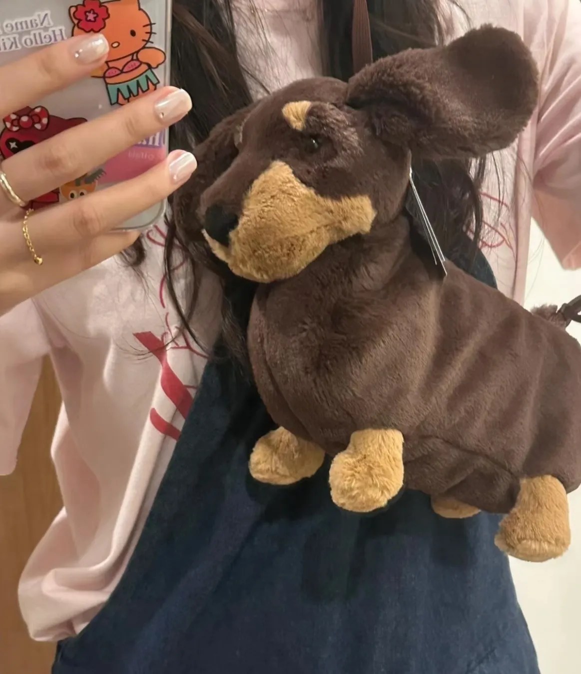 Jellycat Otto Sausage Dog Bag 臘腸狗 斜背包 MiffyUSA米菲美國