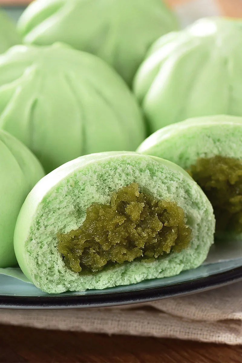 PA Mini Steam Bun Pandan Coconut (9pcs x 30g) PA FOOD