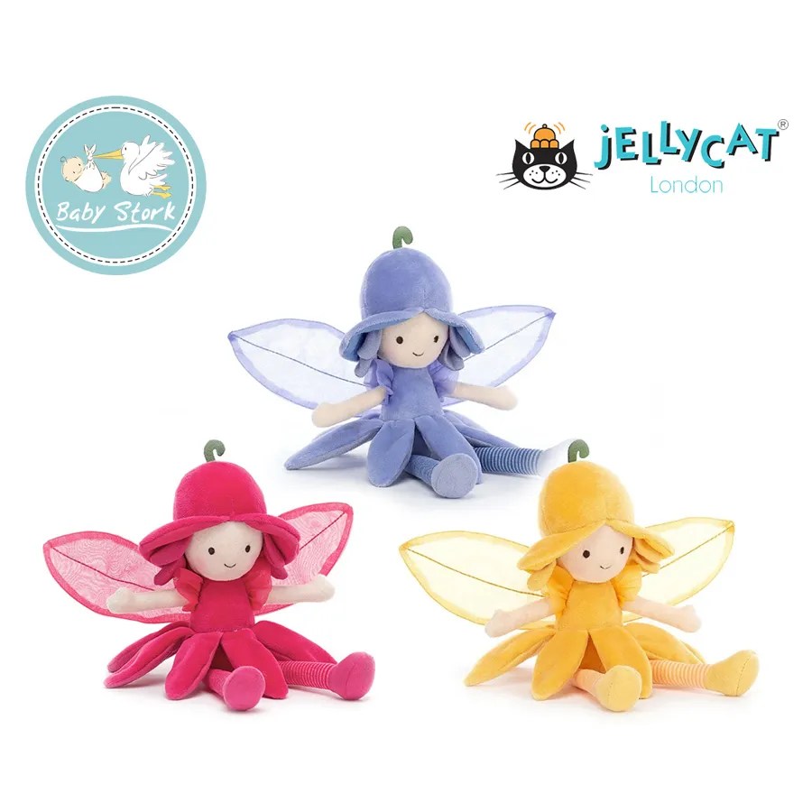 Jellycat Fleur Fairy Delphinium / Daffodil / Dahlia Baby Stork