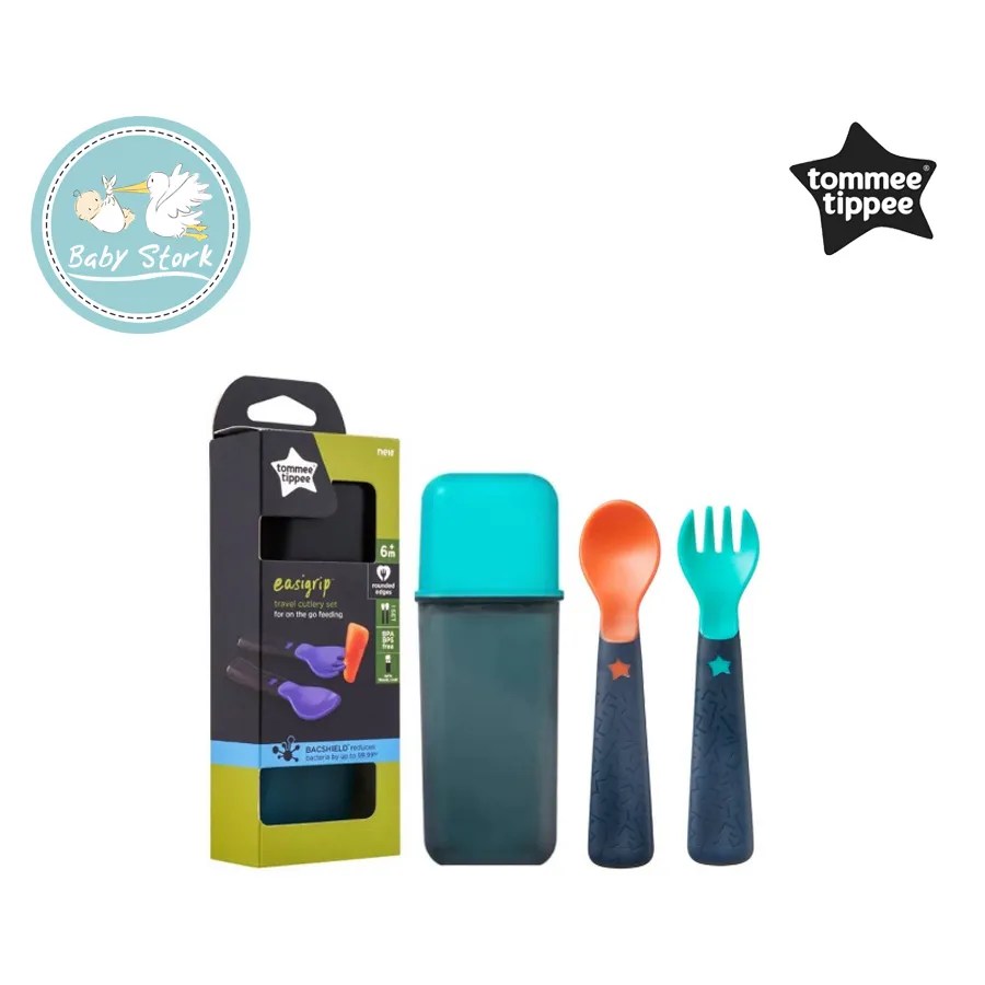 Tommee Tippee Easigrip Cutlery Set Baby Stork (MRI2015/1030)