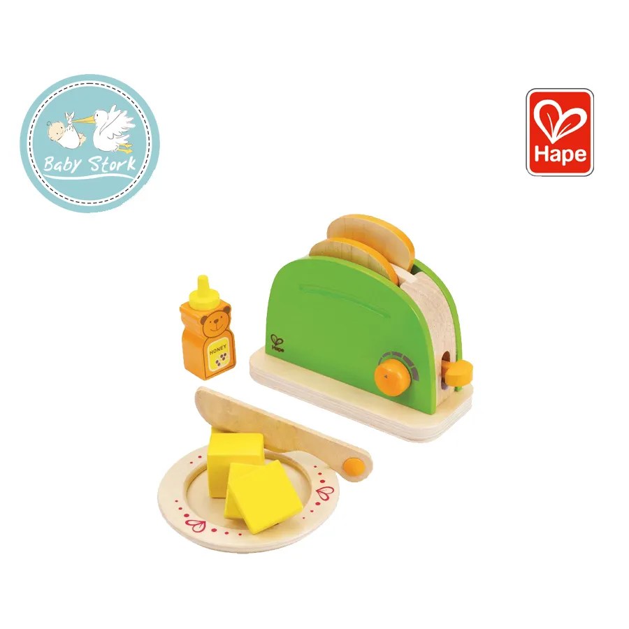 Hape Pop Up Toaster White (HP3148) / Green (HP3105) Baby Stork