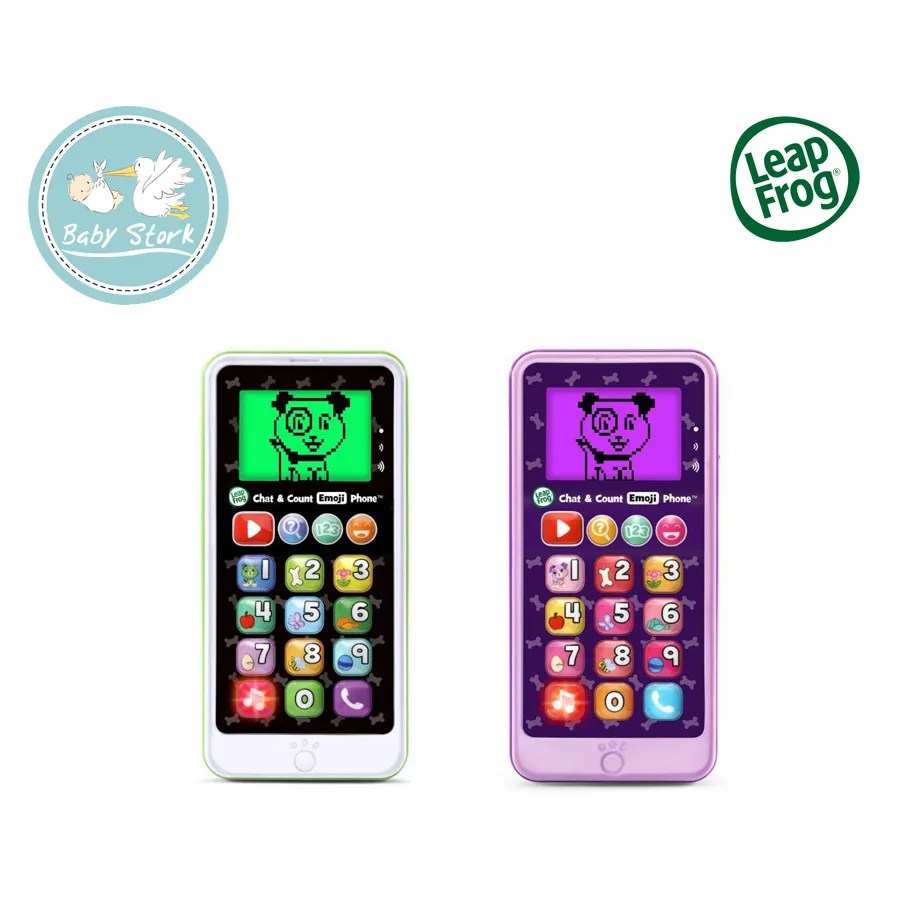 LeapFrog Chat & Count Emoji Phone - Green (LF80-603700) / Purple (LF80