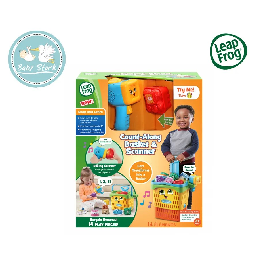LeapFrog Count Along Basket & Scanner (LF80-614200) – Baby Stork