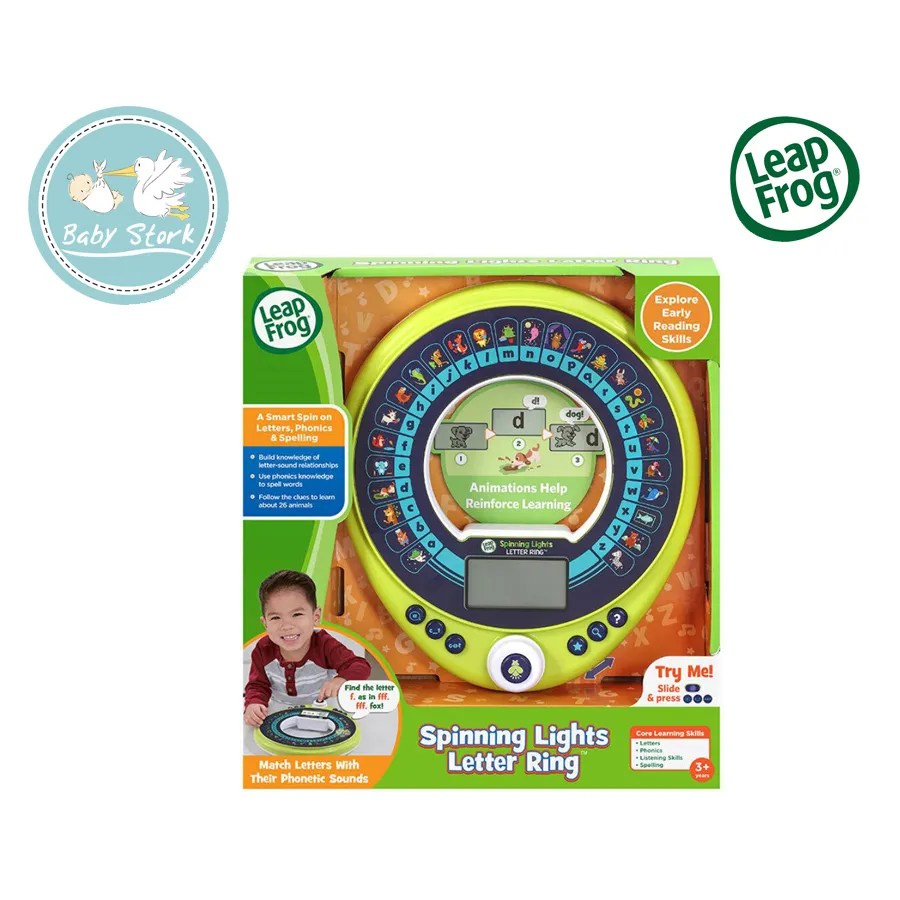 LeapFrog Spinning Lights Letter Ring (LF80-616300) – Baby Stork