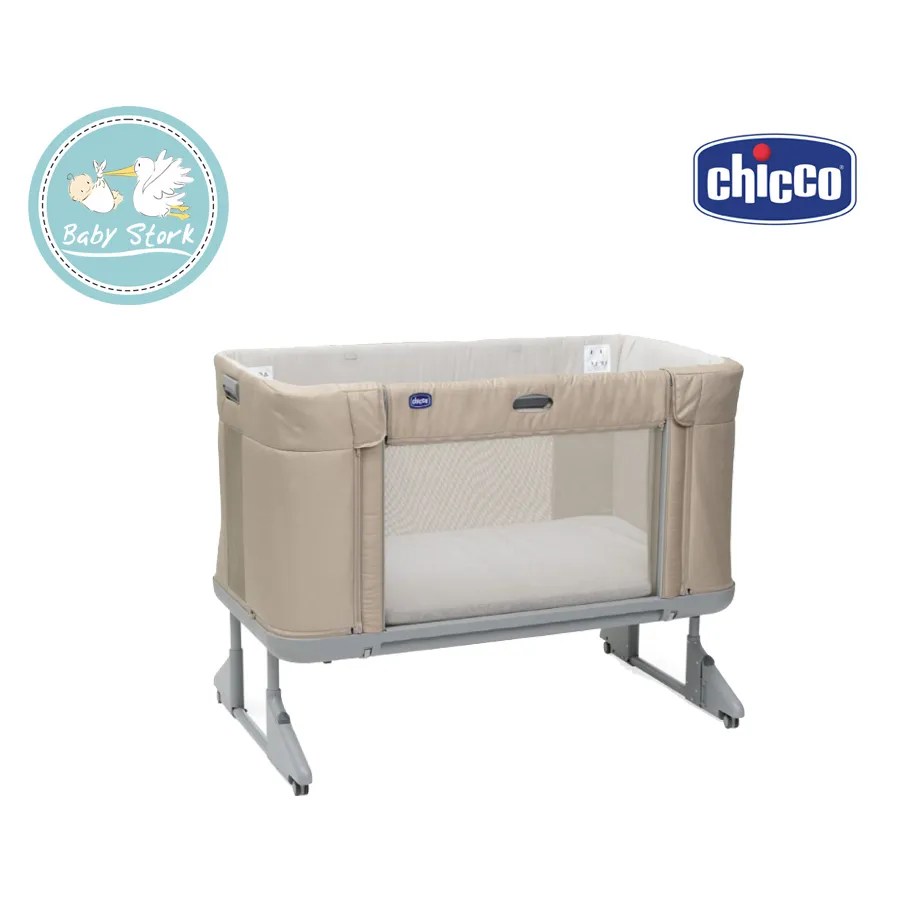 Chicco Next2Me Forever Cosleeping cot Moon Grey / Cool Grey / Beige