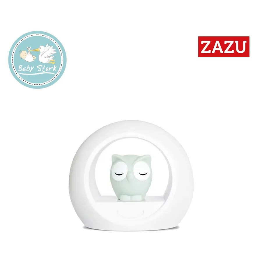 Zazu Lou The Owl Nightlight Blue / Grey / Pink Baby Stork (MRI2015