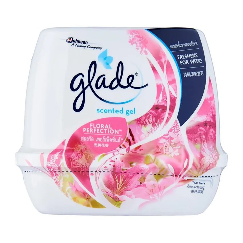 Glade Scented Gel Floral Perfection 180g Citimart