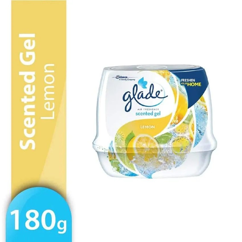 Glade Scented Gel Lemon 180g Citimart