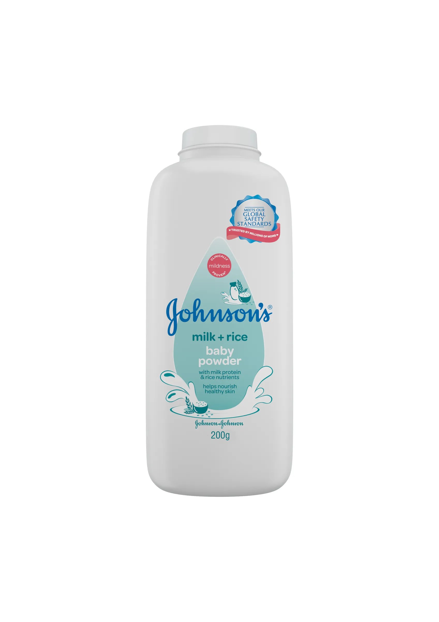 Johnson's Powder Milk+Rice 200g Citimart