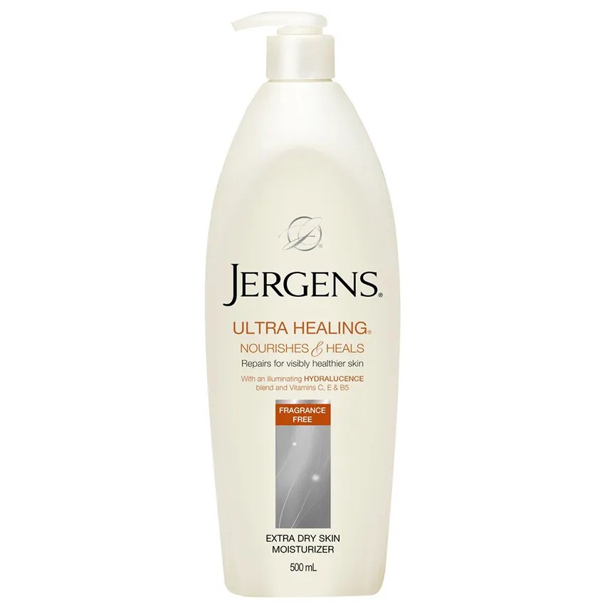 Jergens Ultra Healing Fragrance Free 500mL Citimart
