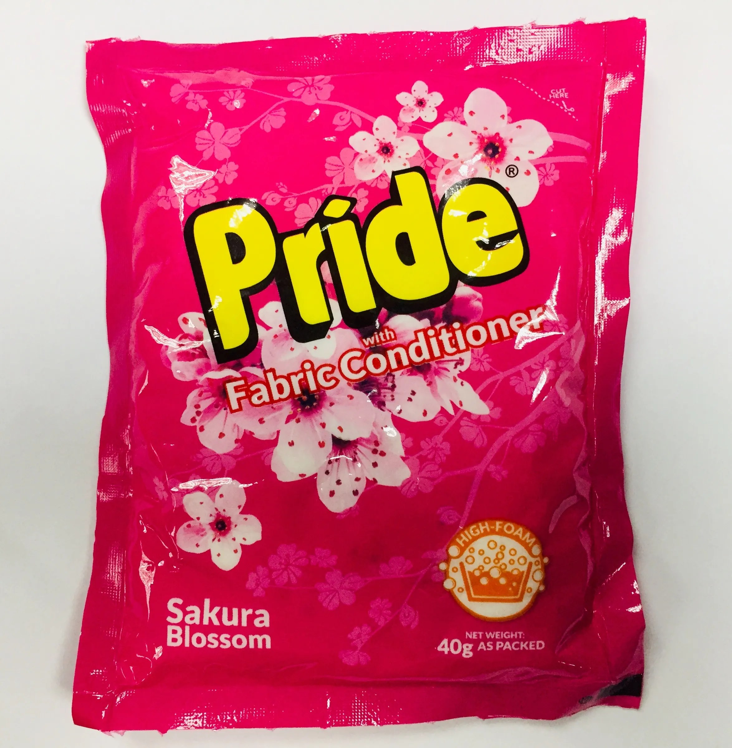 Pride Detergent Powder W/Fabcon 40g Citimart