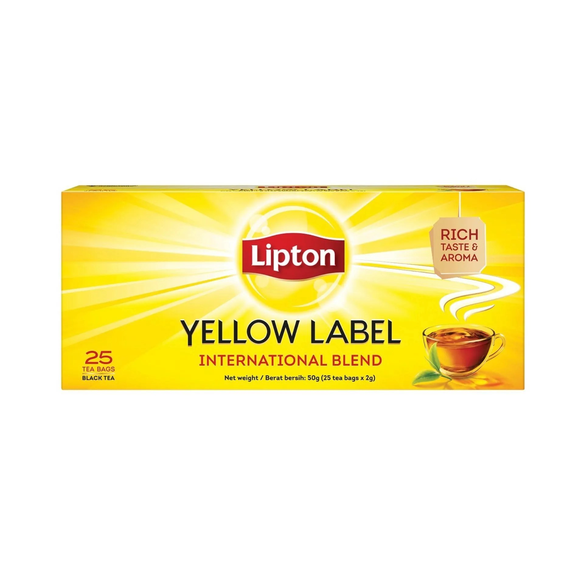 Lipton Yellow Label Tea 2g/25's Citimart