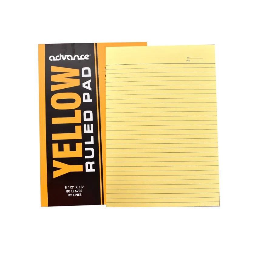 Advance Yellow Pad Paper 70 Citimart
