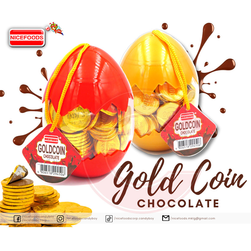 Nicefoods Gold Coin Chocolate 120's Citimart