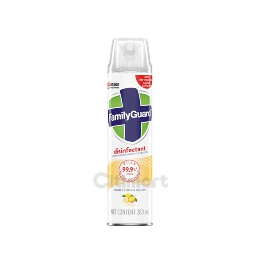 Family Guard Disinfectant Spray Citrus 280mL Citimart