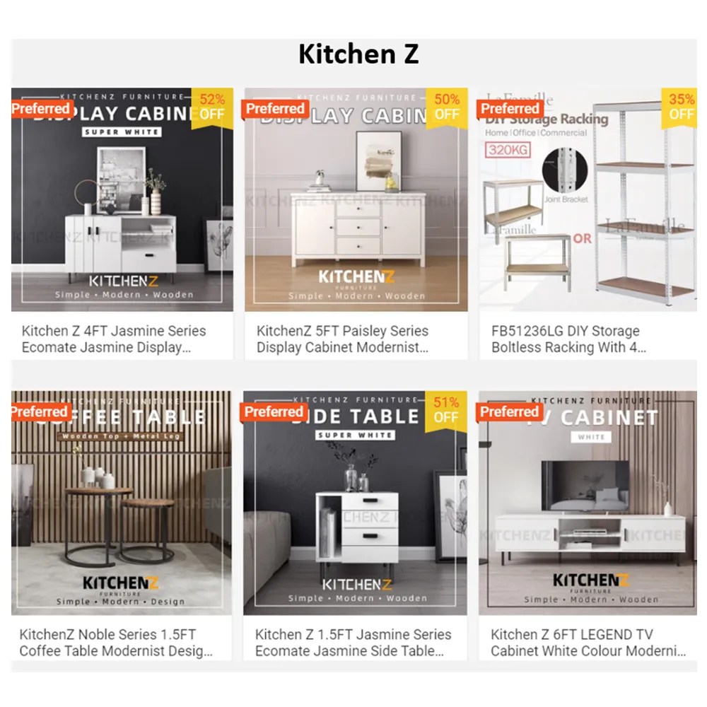 Top 5 Furniture Online Stores on Shopee Platform Malaysia 2021