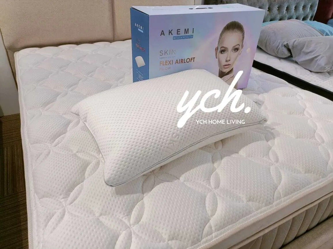 Akemi Skin+ Flexi AirLoft Pillow Bantal Akemi YCH Home Living Sdn Bhd