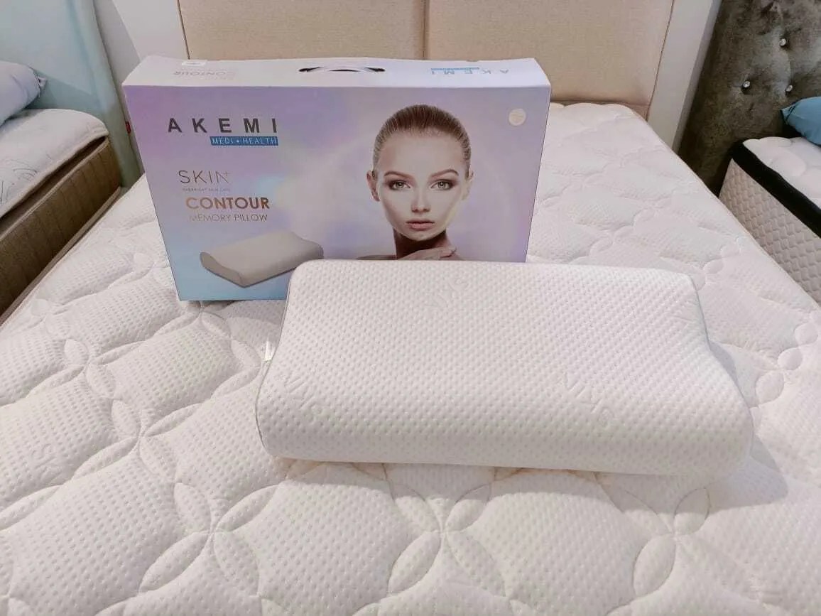 Akemi Skin+ Contour Memory Pillow Bantal Akemi YCH Home Living Sdn Bhd