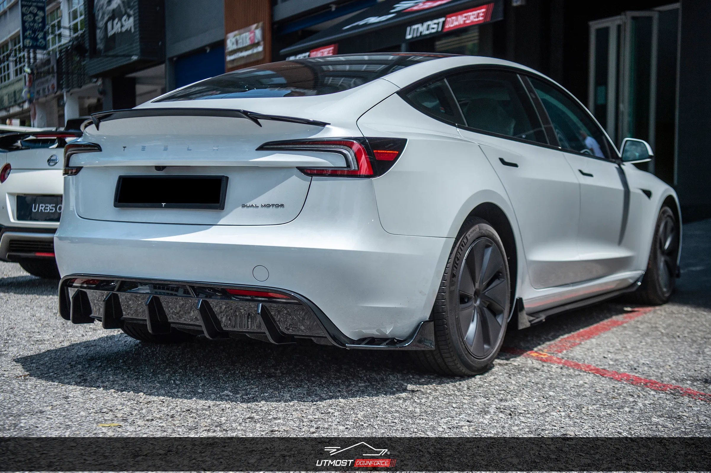Tesla Model 3 Highland Gloss Black FAST Aero Kit – Utmost Downforce Garage