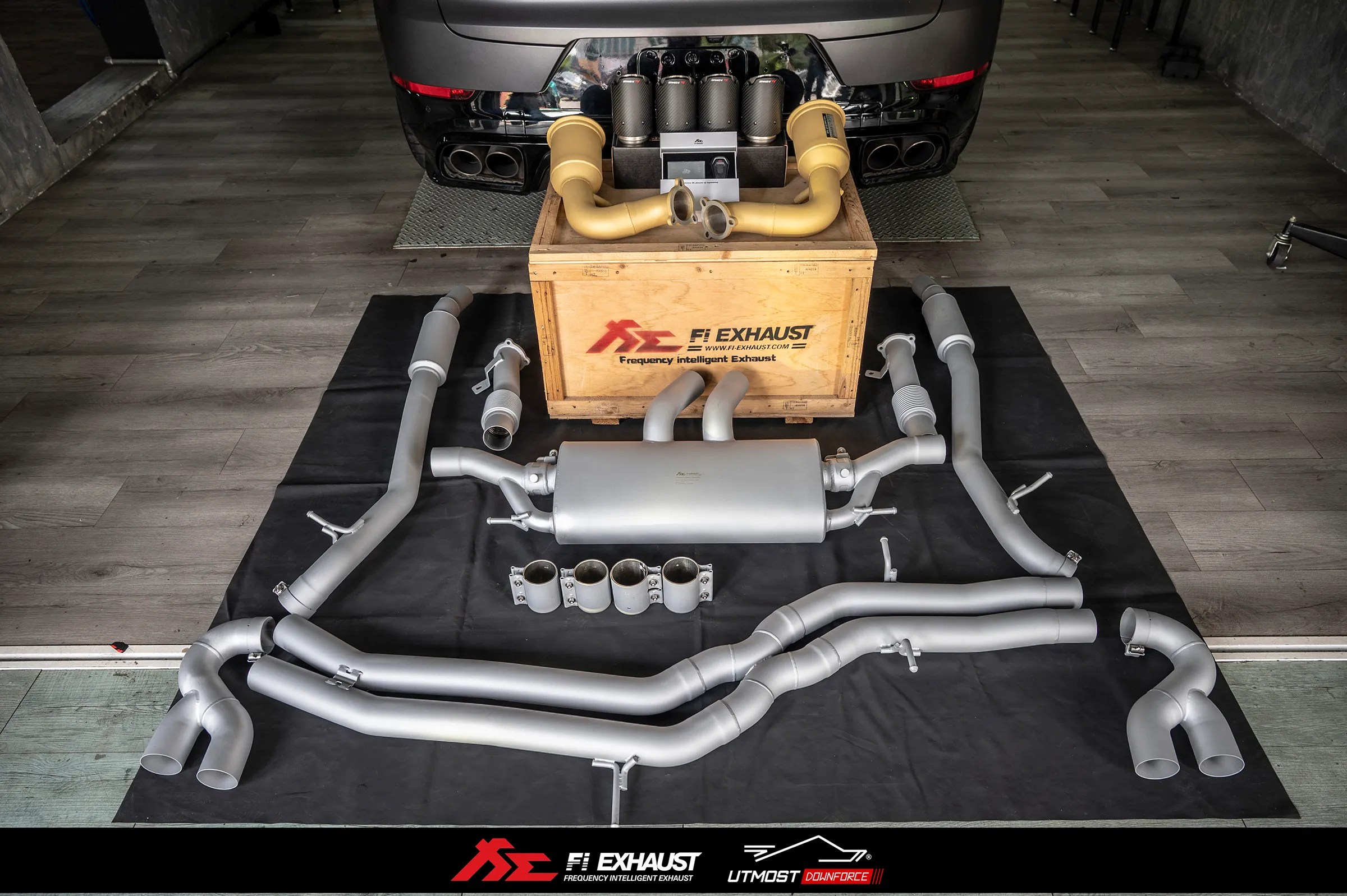 Porsche 9Y3 Cayenne Coupe FI Exhaust Catless Downpipe (OPF