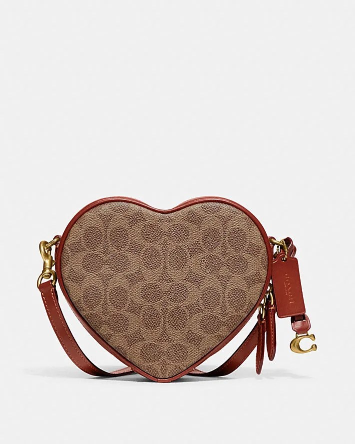 Coach Heart Crossbody In Signature Canvas BB ASIA STORE