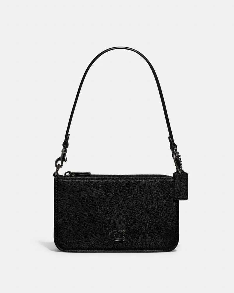 Coach Pouch Bag With Signature Canvas Detail BB ASIA STORE