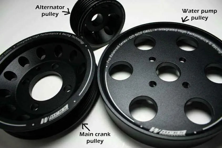 Works Crank Pulley Mitsubishi Evo 4 8 (3pulley set) (Pro Balancing