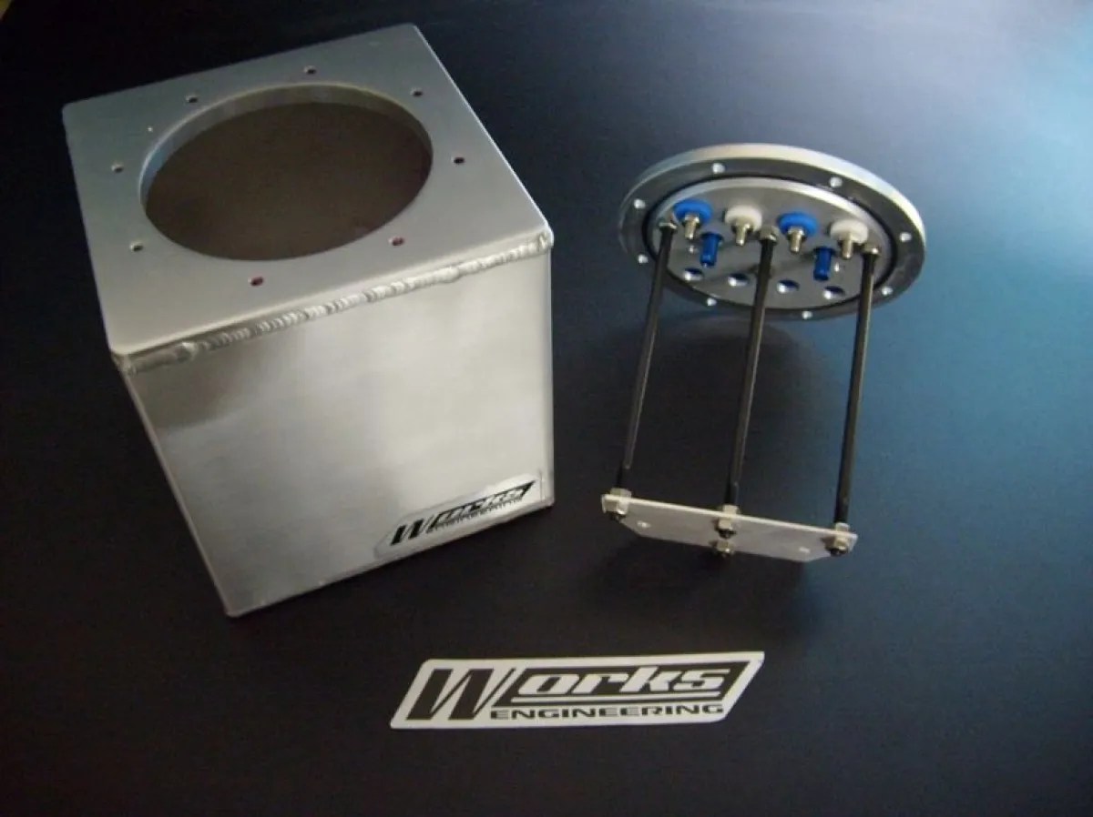Works Aluminium Fuel Surge Tank 5 liter Works Engineering Official