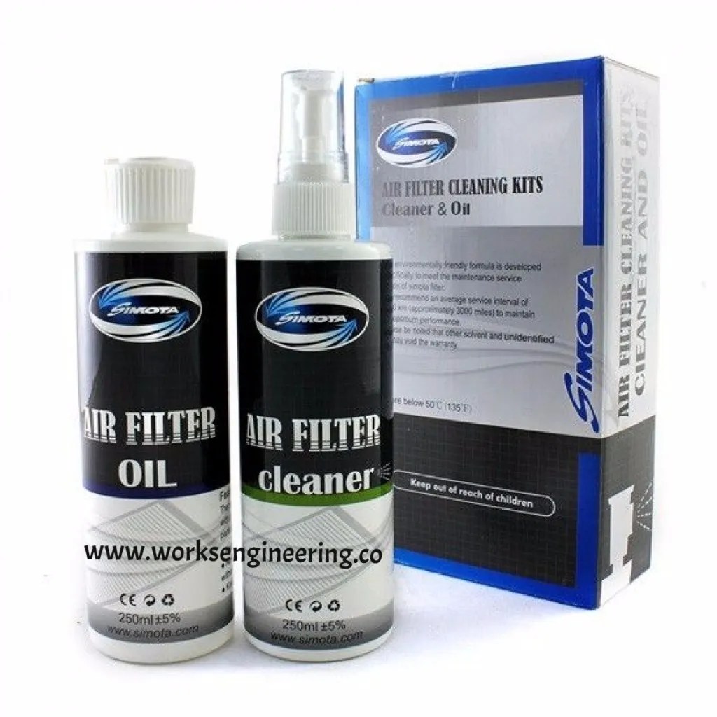 Simota Air Filter Cleaning Kit Set (Clear) Works Engineering Official