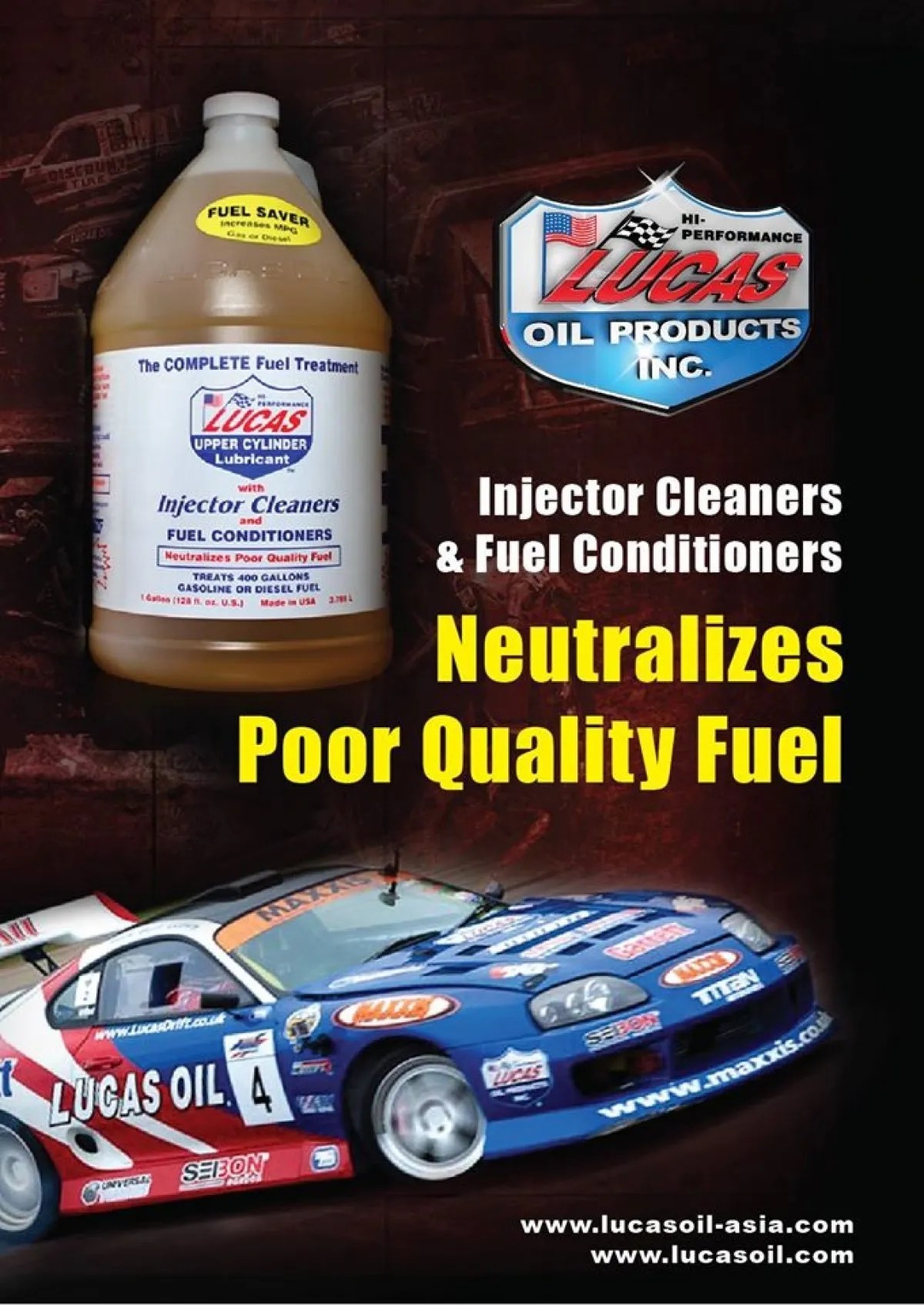 Lucas Fuel Treatment ( 1 Gallon / 3.785 L ) Works Engineering