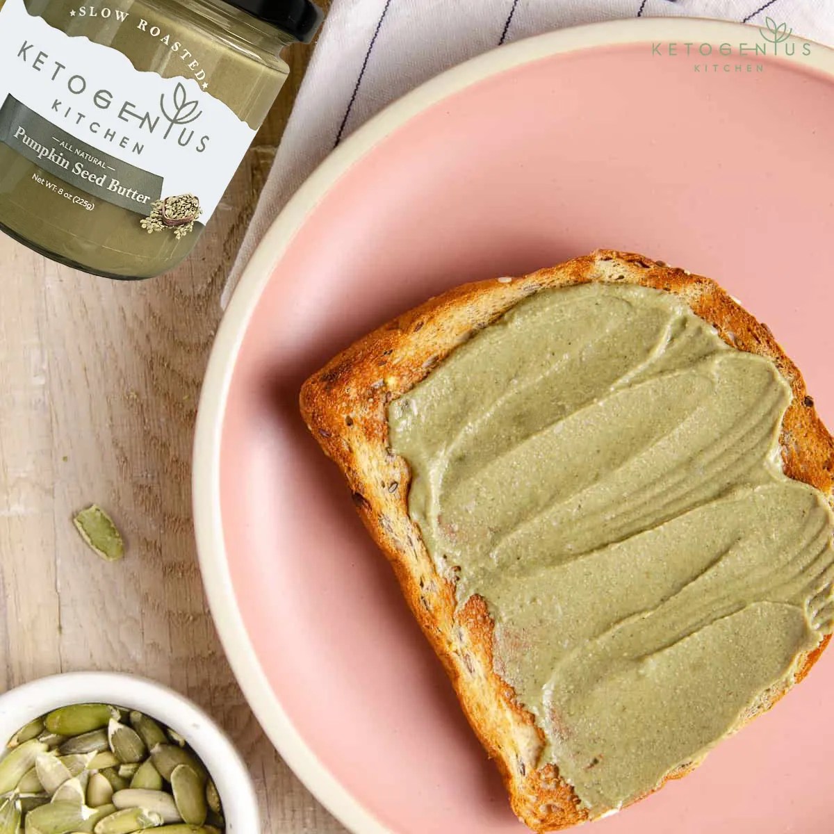 Pure Pumpkin Seed Butter (Sugar Free) Ketogenius Kitchen