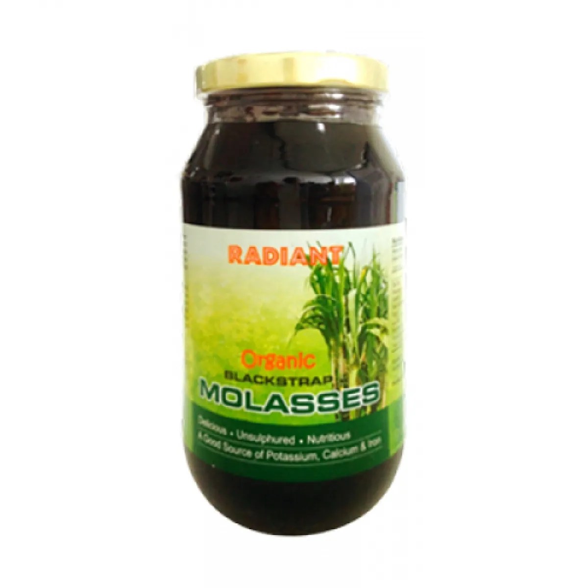 Radiant Organic Blackstrap Molasses (450ml) Green Wellness