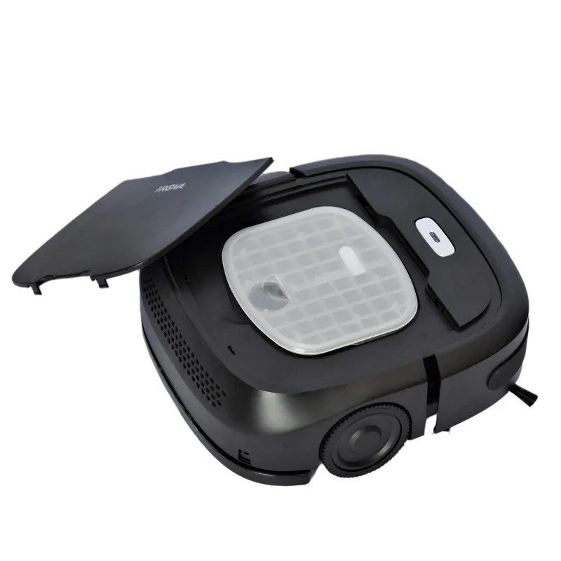 IROVA K6S Robot Vacuum w/ Microfiber Wet Mopping Cloth (Black) IROVA