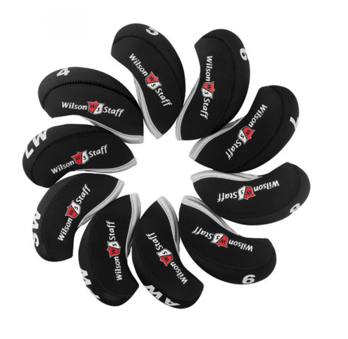 WILSON STAFF IRON HEAD COVER FULL SET FREE SHIPPING FROM OVERSEAS